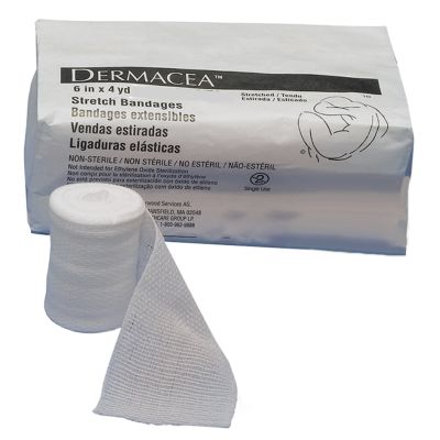 Dermacea™ Sterile Conforming Bandage, 6 Inch x 4 Yard, 1-Ply