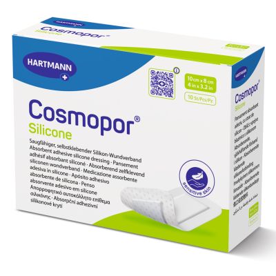 DRESSING, SILICONE ISLAND 3.2"X4" (10/BX)