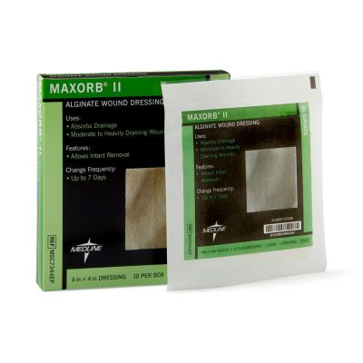 Maxorb® II Alginate Dressing, 4 x 4 inch