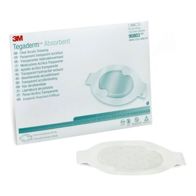 3M™ Tegaderm™ Transparent Film Dressing, 5-5/8 x 6-1/4 Inch
