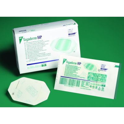 3M™ Tegaderm™ HP Transparent Film Dressing, 4 x 4¾ Inch Oval