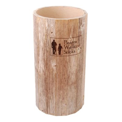 Brazos™ Round Barnwood Display Stand