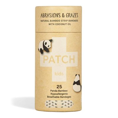 Patch™ Kids (Panda Design) Adhesive Strip with Coconut Oil, ¾ x 3 Inch