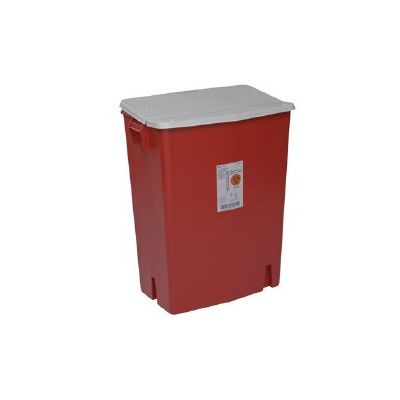 CONTAINER, SHARPS RED 30GL W/LID (3/CS)