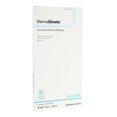DermaGinate® Alginate Dressing, 4 x 8 inch