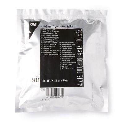 3M™ Scotchcast™ Quick Step Double Sided Felt Padded Splint, 4 x 15 Inch
