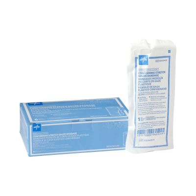 Medline Sterile Conforming Bandage, 6 x 75 Inch, 1-Ply