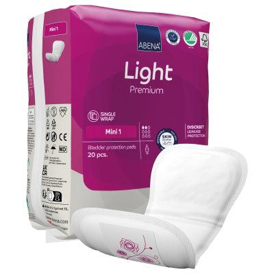 Abena® Light Premium Bladder Protection Pads, Mini 1