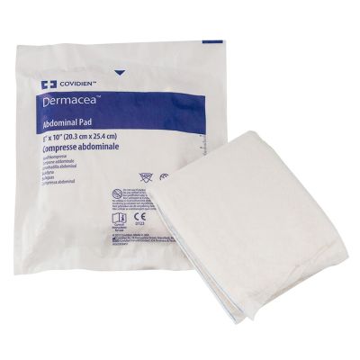 Dermacea™ Abdominal Pad, 8 x 10 Inch