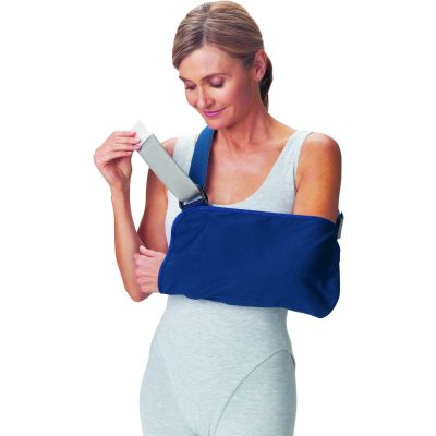 ProCare® Unisex Navy Blue Cotton / Polyester Arm Sling, Extra Large