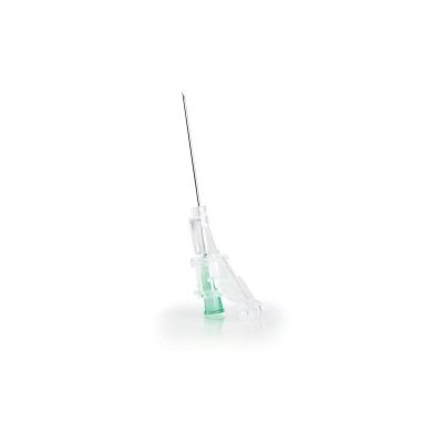 Safety Hypodermic Needle McKesson Prevent SG 1-1/2 Inch Length 21 Gauge Thin Wall Sliding Safety Needle