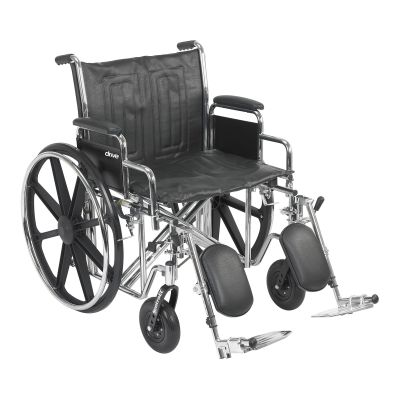 McKesson Bariatric Wheelchair, 22 Inch Seat Width
