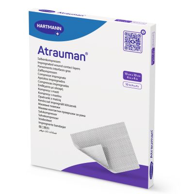 Atrauman® Impregnated Wound Contact Layer Dressing, 4 x 4 Inch