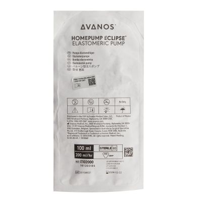 Elastomeric Pump Homepump Eclipse* 100 mL Volume 200 mL / Hr. Flow Rate