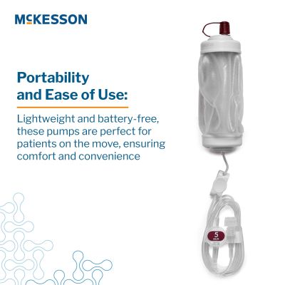 Elastomeric Pump McKesson 270 mL Volume 5 mL / Hr. Flow Rate