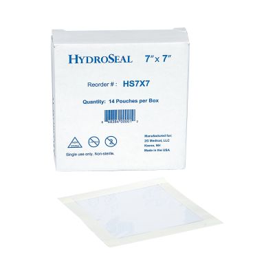 HydroSeal IV Site Barrier Protector, Clear, 7 x 7 inch, Disposable
