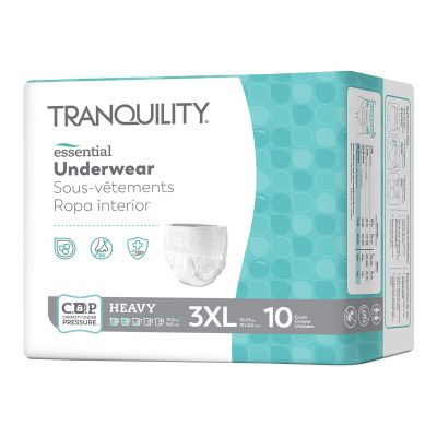 Tranquility® Essential Underwear, Heavy, 3X-Large