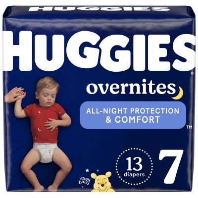 DIAPER, HUGGIES OVERNITE SZ7 (13/PK 4PK/CS)