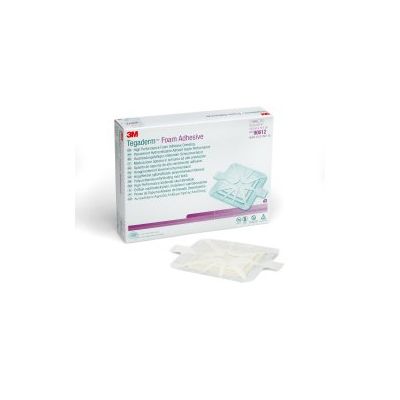 3M™ Tegaderm™ High Performance Adhesive w/o Border Foam Dressing, 14.3 x 14.3 cm