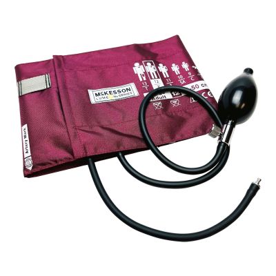 McKesson Lumeon™ Blood Pressure Cuff and Bulb, Large Cuff, 34 – 50 cm, Adult