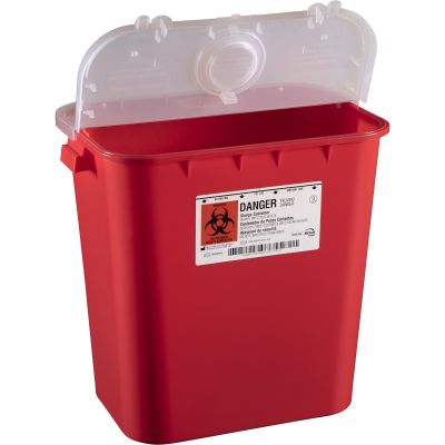 CONTAINER, SHARPS RED 8GL (10/CS)