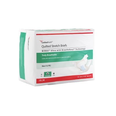 BRIEF, STRETCH WINGS ULTRA ADLT SZ2 44-64" (15/BG 4BG/CS)