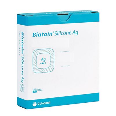 Biatain® Ag Calcium Alginate Dressing with Silver, 6 x 6 Inch