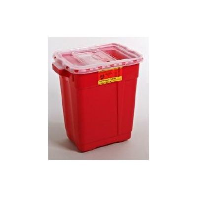CONTAINER, SHARPS RED 9GL (8/CS)