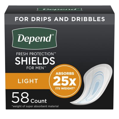 Depend® Shields for Men Light Bladder Control Pad