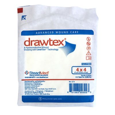 Drawtex® Non-Adherent Dressing, 4 x 4 Inch