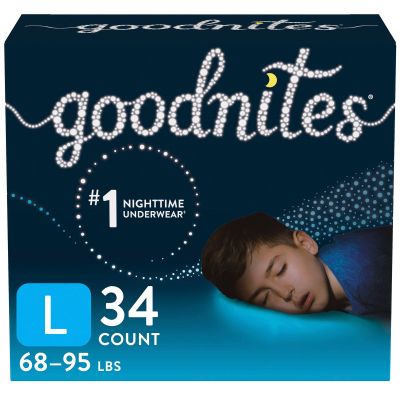 Goodnites® Boys Heavy Absorbency Nighttime Underwear, Large