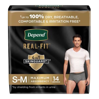 Depend® Real Fit® Underwear for Men, Small/Medium