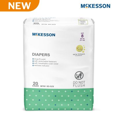 McKesson Youth Diaper / Incontinence Brief for Children weighing 46 lbs. or more