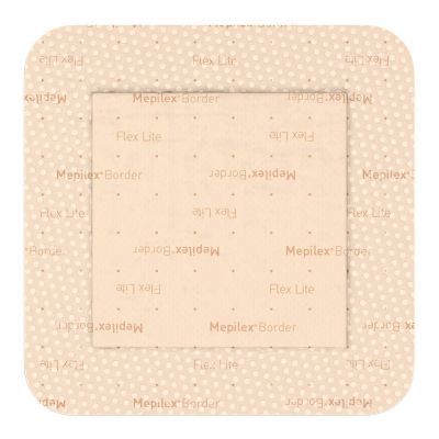 Mepilex® Border Flex Lite Silicone Foam Dressing, 6 x 6 Inch