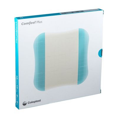Comfeel® Plus Ulcer Hydrocolloid Dressing, 4 x 4 Inch