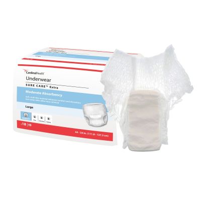 Sure Care™ Extra Moderate Absorbency Incontinence Underwear, Large