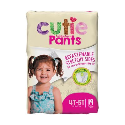 Cutie Pants® Toddler Training Pants, Pink Princess Print, 4T – 5T, Over 35 lbs.