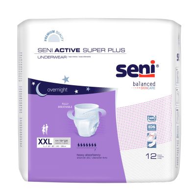 Seni® Active Super Plus Overnight Heavy Absorbent Underwear, 2X-Large