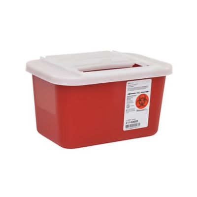 CONTAINER, SHARPS RED GL RIG (32/CS)
