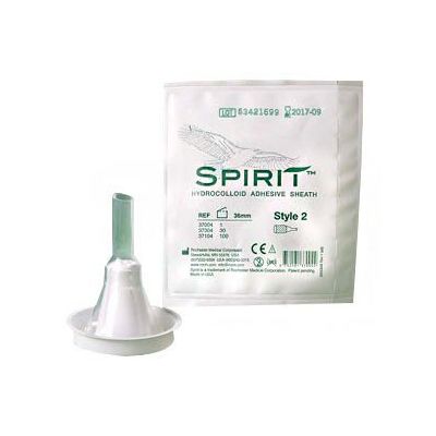 CATH, EXTRN CNDM ML SIL SPIRIT STYL3 32MM (100/CS RCHMED