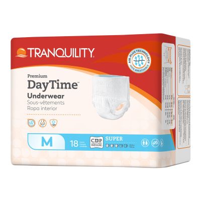 Tranquility Premium DayTime Disposable Absorbent Underwear, Medium