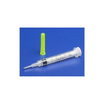 Cannula with Syringe Monoject* Bluntip* Blunt Tip 3 mL 15 Gauge 1/2 Inch Length