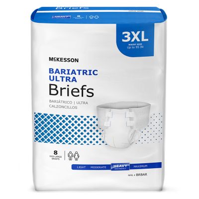 McKesson Ultra Heavy Absorbent Incontinence Brief, Bariatric
