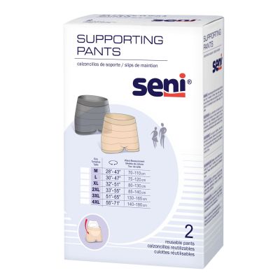 Seni® Pull On Boxer Style Knit Pant, 2X-Large, Unisex