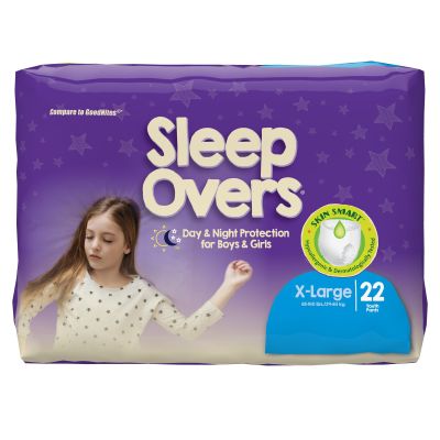Cuties® Sleep Overs® Absorbent Underwear, Extra Large