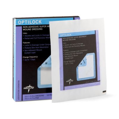Optilock Nonadhesive Dressing, 5 x 5½ Inch