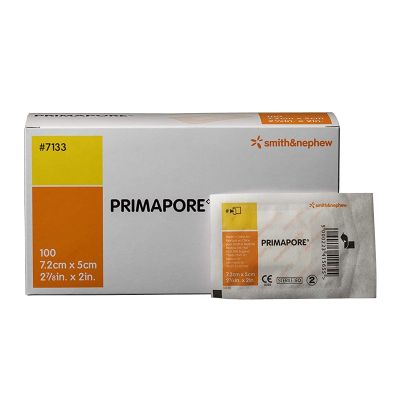 Primapore White Adhesive Dressing, 2 x 3 Inch