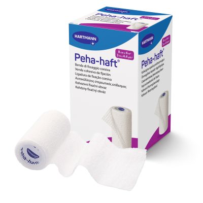 Peha-haft® Self-adherent Closure Absorbent Cohesive Bandage, 3 Inch x 4-1/2 Yard
