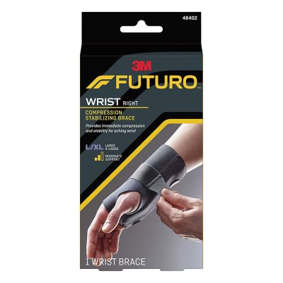3M™ Futuro™ Compression Stabilizing Right Wrist Brace, Large/Extra Large