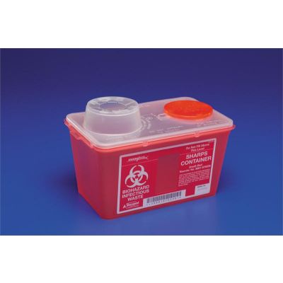 CONTAINER, SHARPS RED 14QT (10/CS)